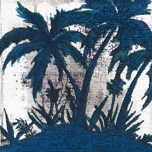 Blue Lagoon (4796-on Canvas)