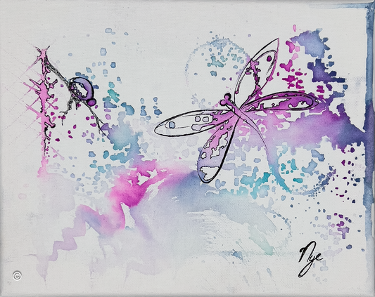 Dragonfly freedom (4842-on Canvas)